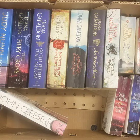 Diana Gabaldon Novels x 11, John Cleese 'So, Anyway'