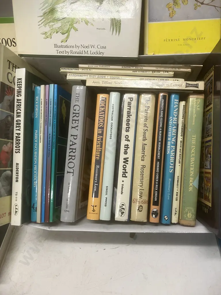 Bird Books x 28 - Bird Care, Parrots, Budgerigar Image 1++