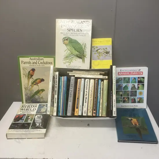 Bird Books x 28 - Bird Care, Parrots, Budgerigar