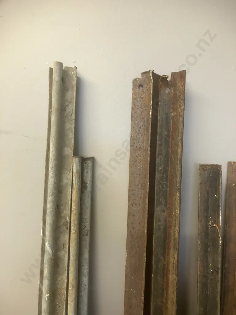 9 x Waratahs & 2 Steel Posts (1.5 to 1.8m) With 4 Smaller Ones Image 1++