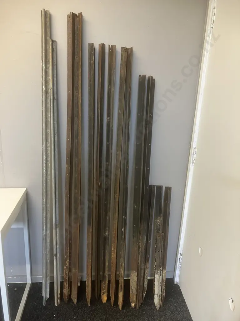 9 x Waratahs & 2 Steel Posts (1.5 to 1.8m) With 4 Smaller Ones Image 1++
