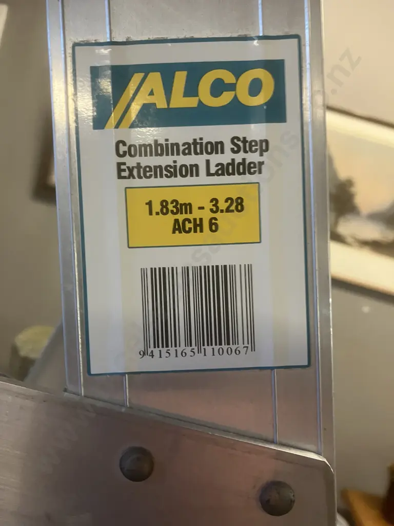 Alco Combination Step Extension Ladder 1.83 - 3.28m ACH6, 120Kg Image 1++