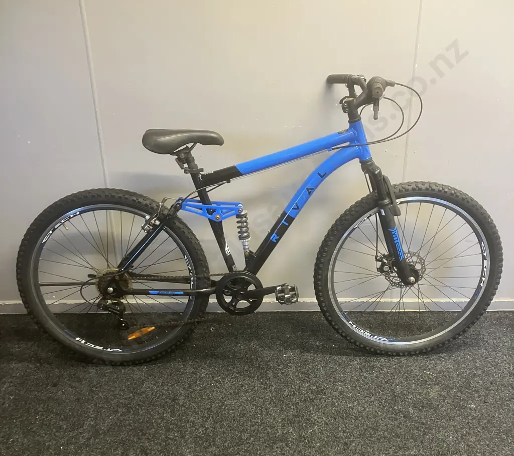 RIVAL Blue &  Black Mountain Bike Image 1++