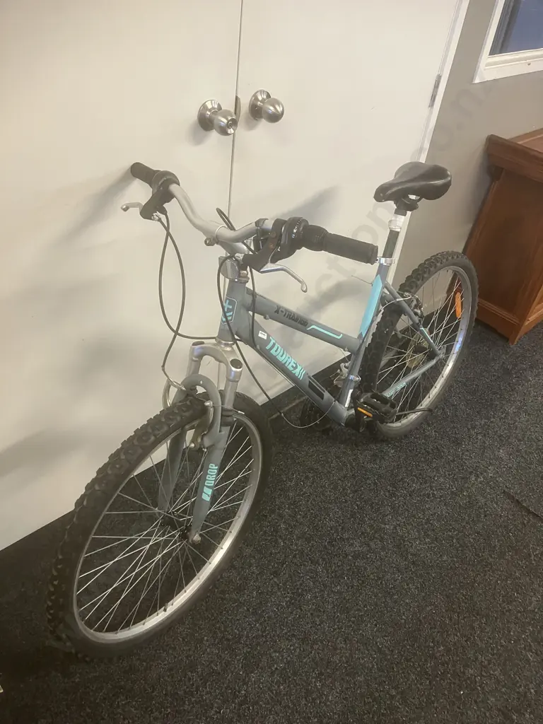 TOUREX-X-Train66  Grey & Blue Bike Image 1++