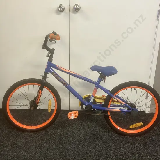 Blue & Orange Mercury Geo Frame Set 50 Childs Bike