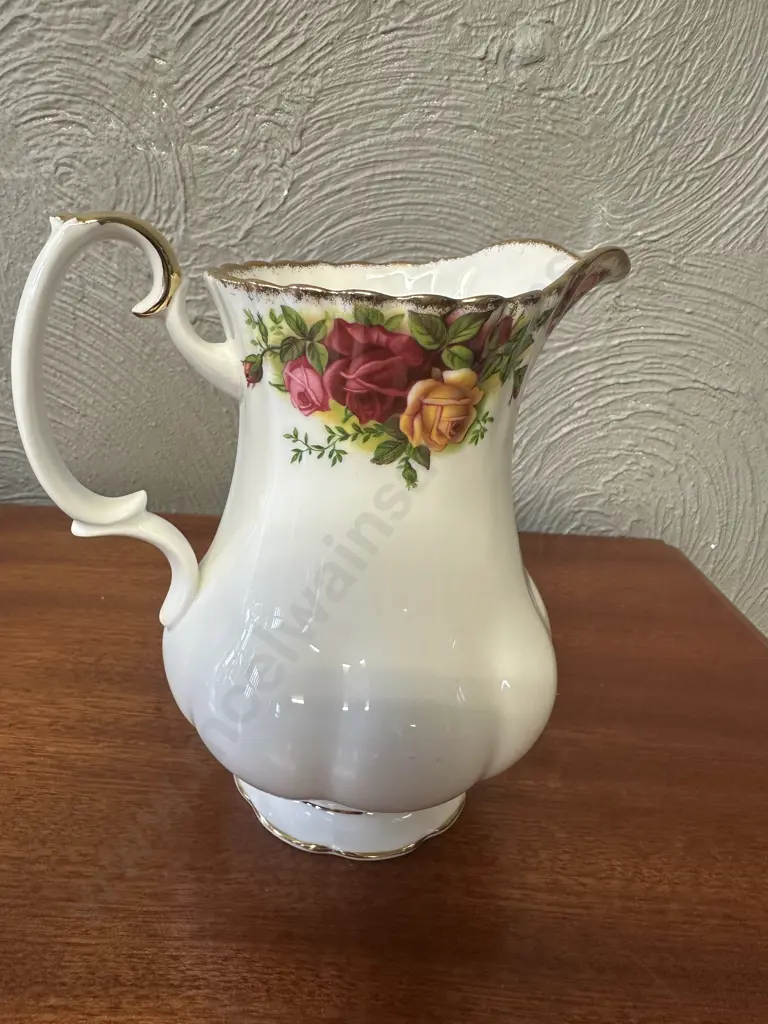Royal Albert Old Country Roses Bone China Made In England Jug Image 1++
