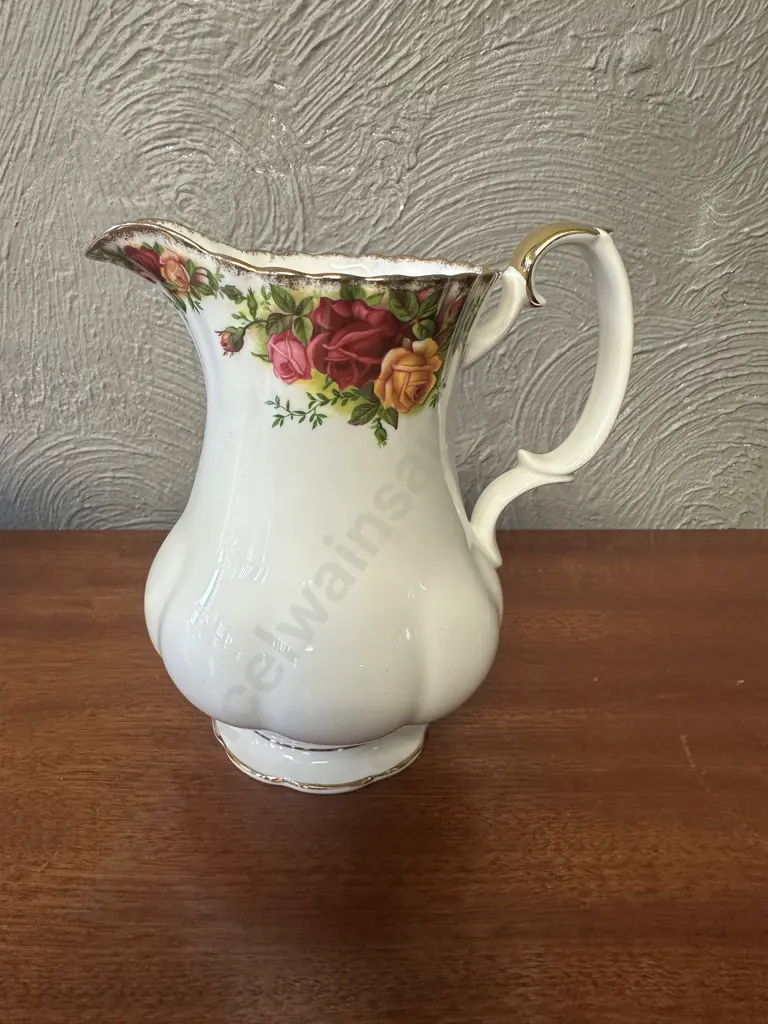 Royal Albert Old Country Roses Bone China Made In England Jug Image 1++