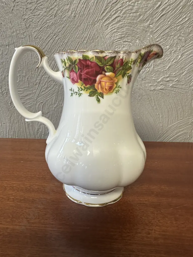 Royal Albert Old Country Roses Bone China Made In England Jug Image 1++
