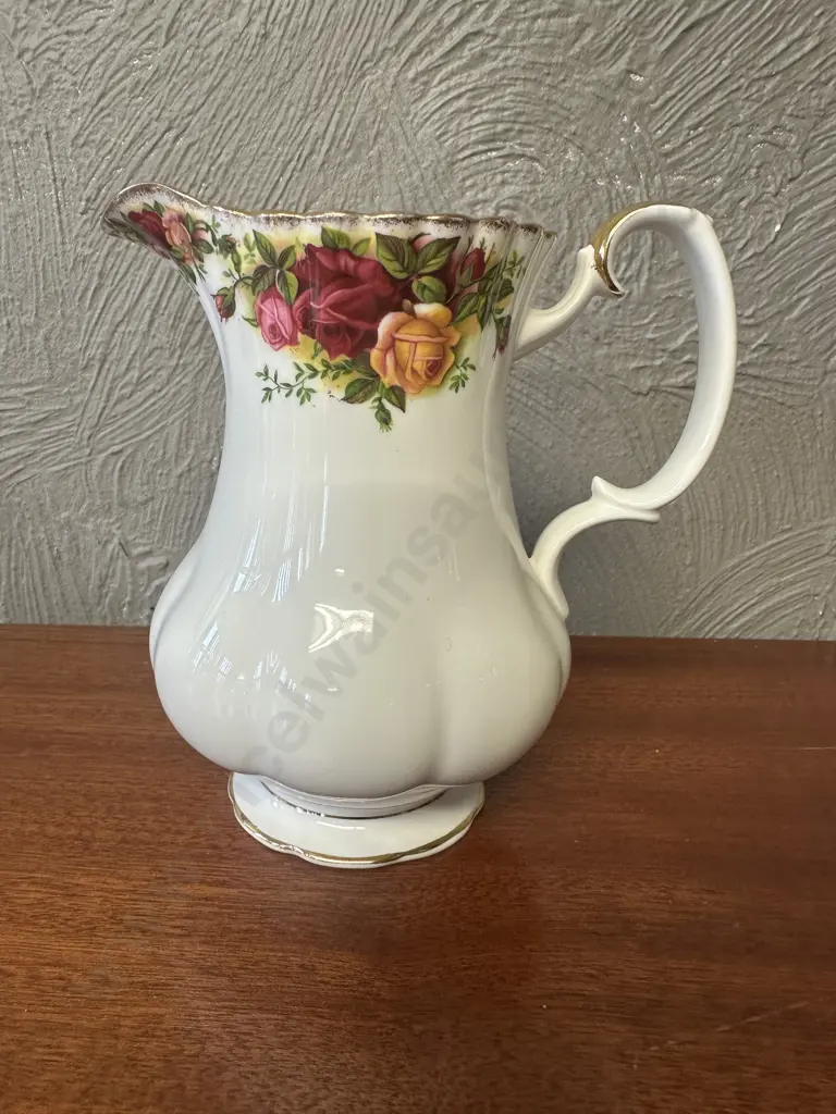 Royal Albert Old Country Roses Bone China Made In England Jug Image 1++