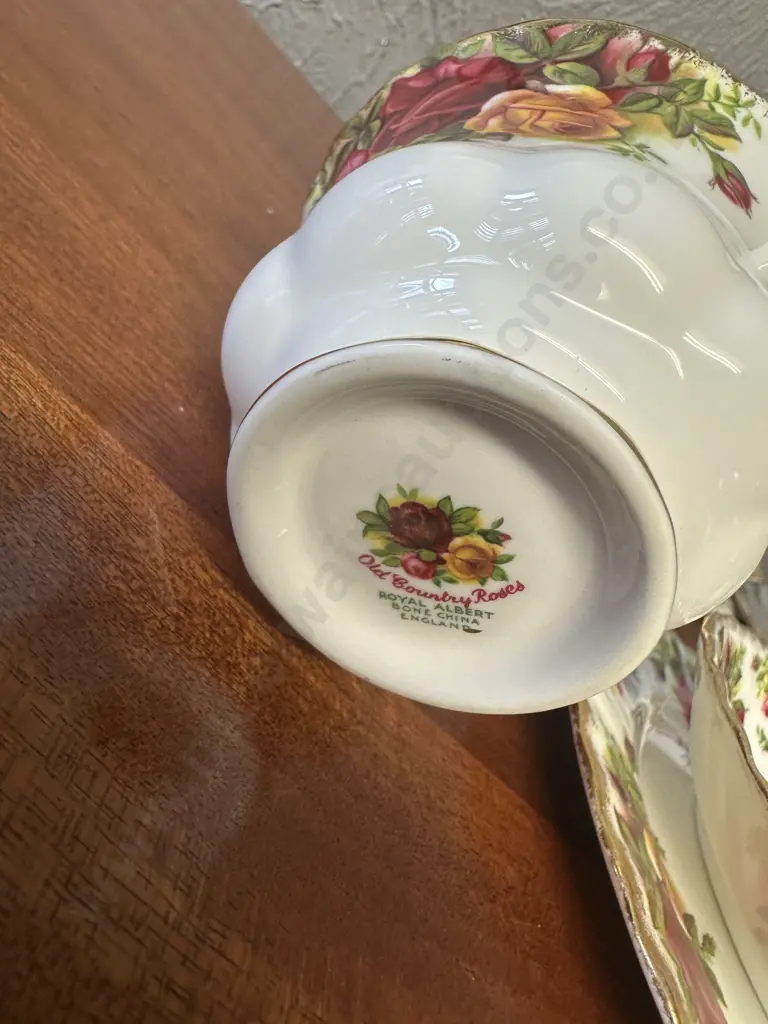 Royal Albert Old Country Roses Bone China Made In England Trios x6 Image 1++