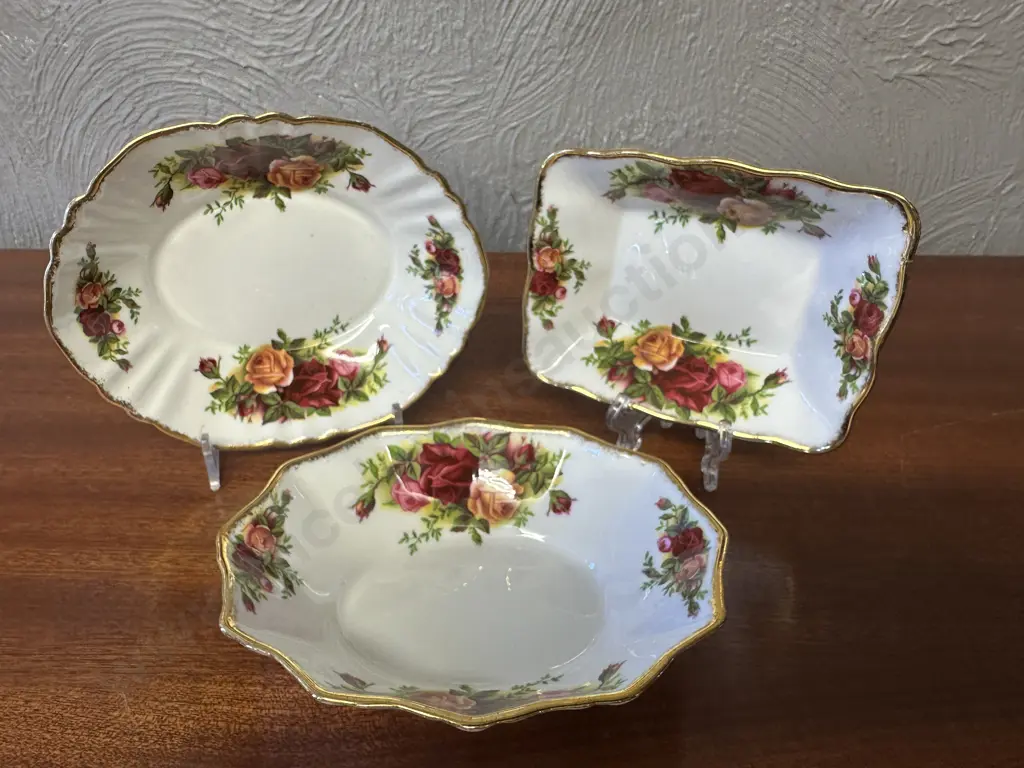 Royal Albert Old Country Roses Bone China Made In England Assorted Dishes Image 1++