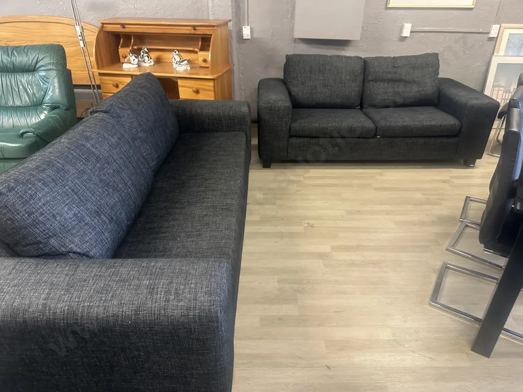Tasman 2 Piece Fabric Lounge Suite Ex Harvey Norman Image 1++