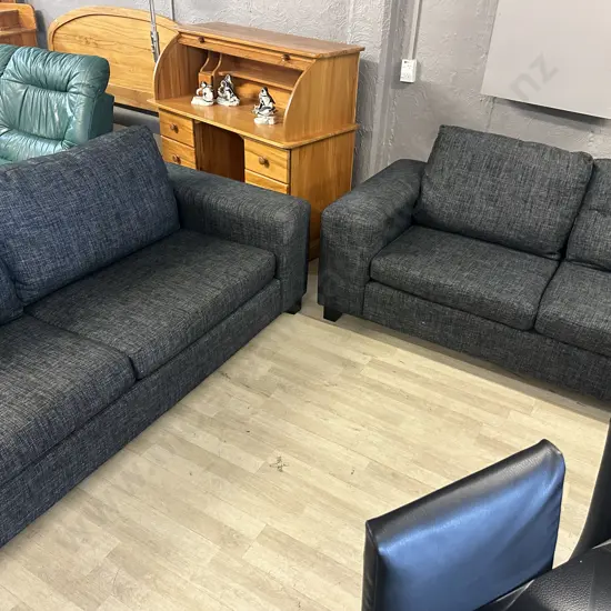 Tasman 2 Piece Fabric Lounge Suite Ex Harvey Norman
