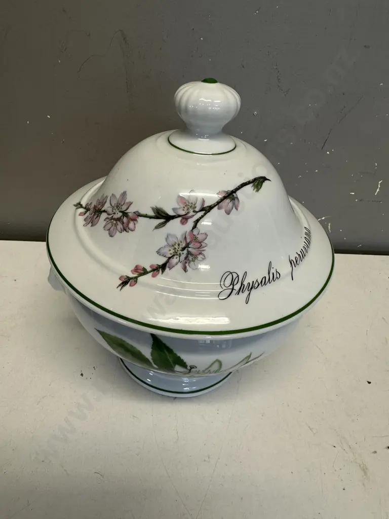 Apilco "Elysian Garden" Porcelain Soup Tureen Image 1++