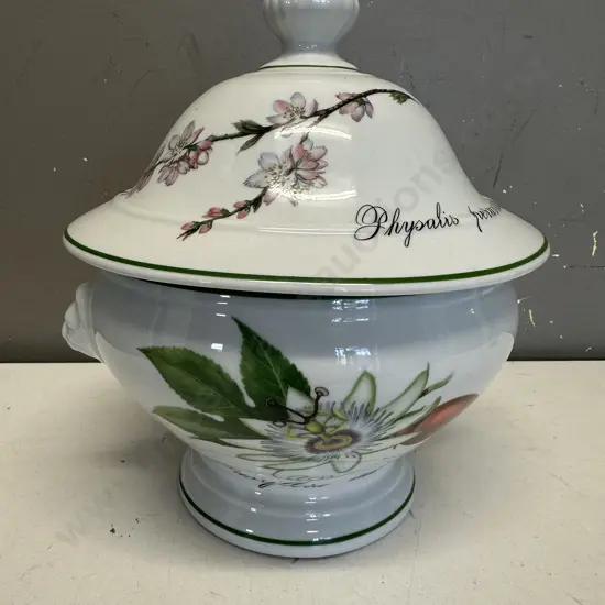 Apilco "Elysian Garden" Porcelain Soup Tureen