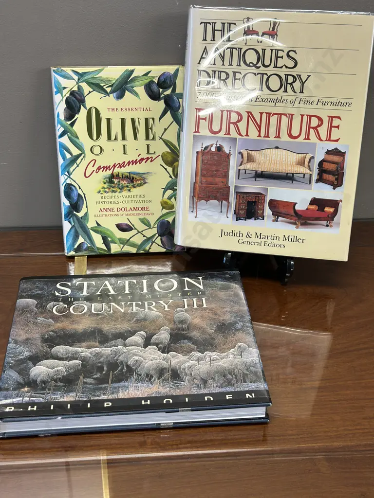 Selection Of Books Including The Antiques Directory, The Last Muster & Essential Olive Oil Companion. Image 1++