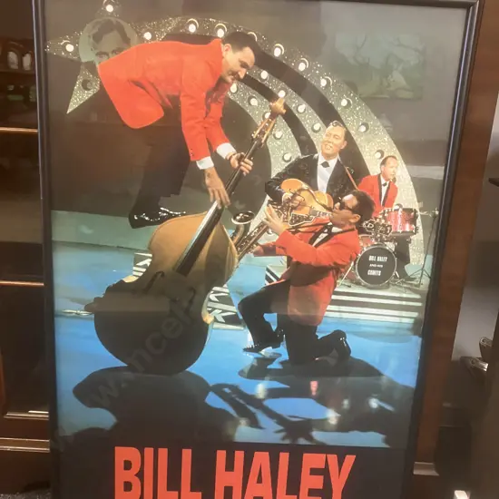 Bill Haley And His Comets Framed Poster, 94 x 64cm