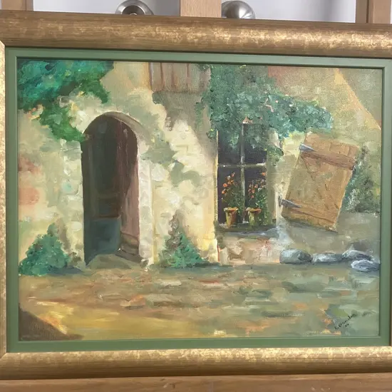 Kerry Brandon 04 Original Artwork on Board. Framed 45 x 56cm