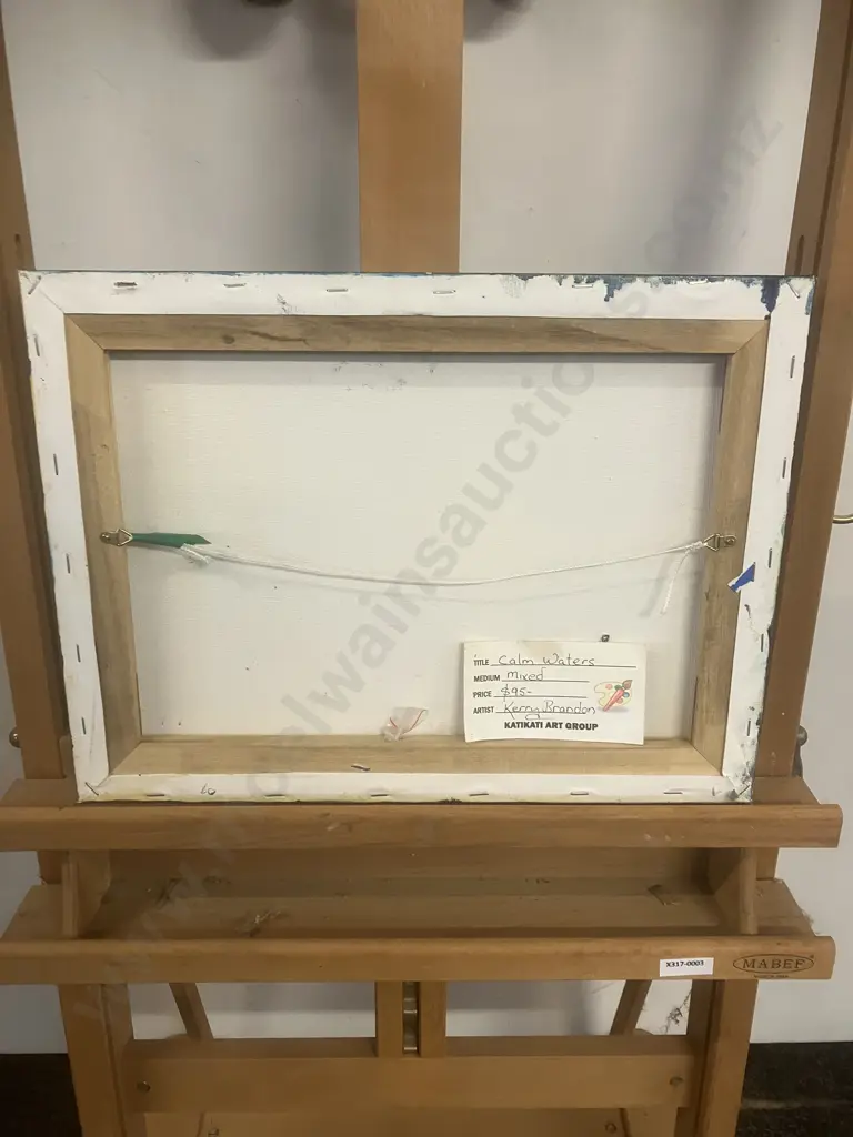 Kerry Brandon "Calm Waters" Mixed Medium On Canvas, Signed Lower Right. 30 x 40cm Image 1++