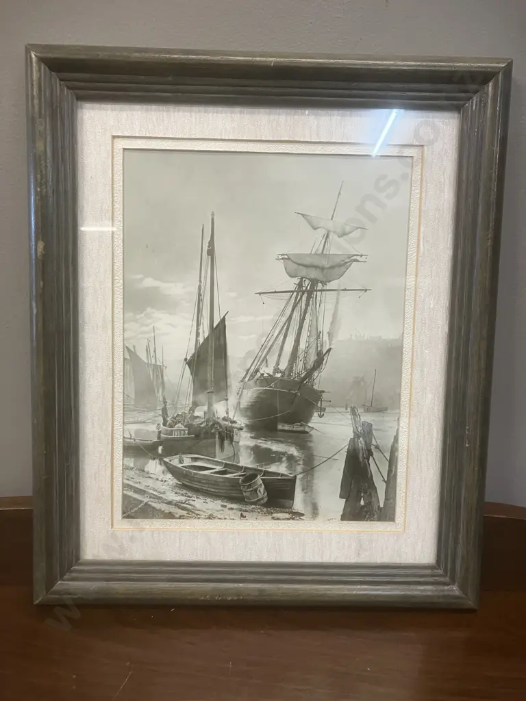 'Morning' Frank Meadow Sutcliffe 1853-1941 - Framed Photograph From a Silver Print. 40 x 34cm Image 1++