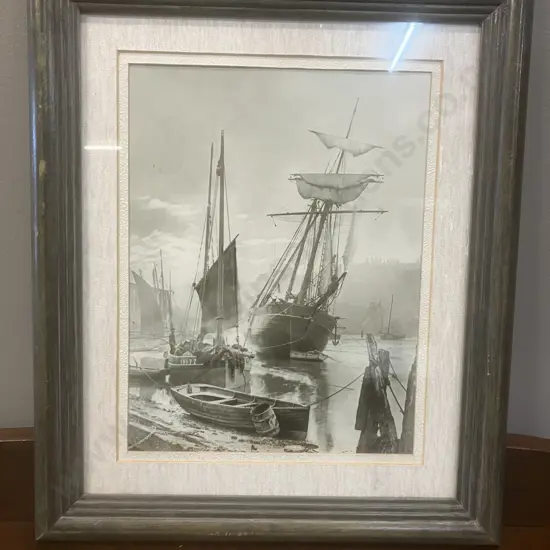 'Morning' Frank Meadow Sutcliffe 1853-1941 - Framed Photograph From a Silver Print. 40 x 34cm