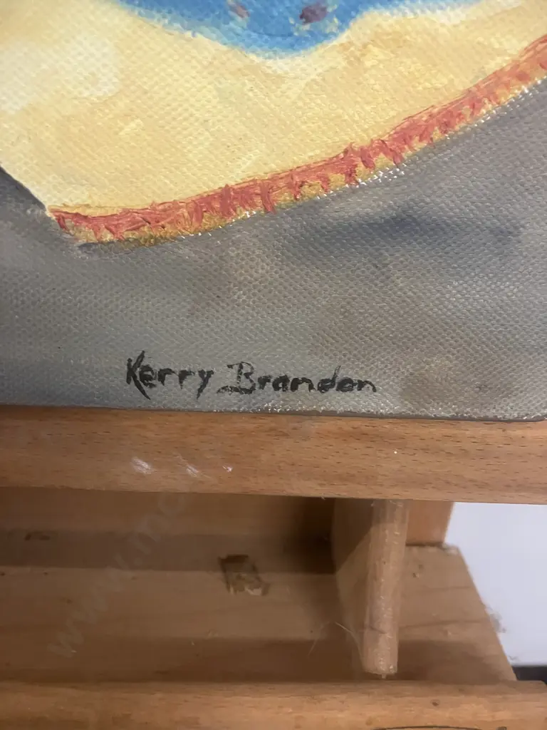Kerry Brandon "The Teapot" Oil On Canvas, Signed Lower Right. 61 x 46cm Image 1++