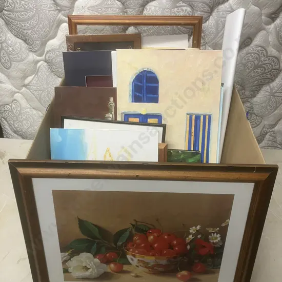 Assorted Art, Prints, Frames Etc