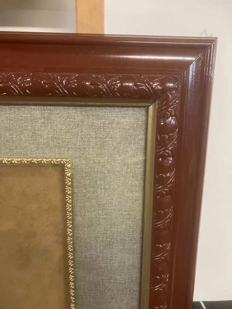 Ornate Picture Frame With Glass. 53 x 68cm Image 1++