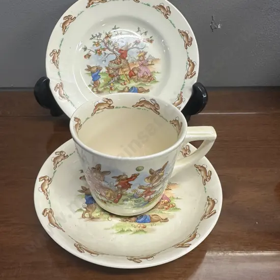 Vintage Royal Doulton Bunnykins Cup, Saucer & Plate