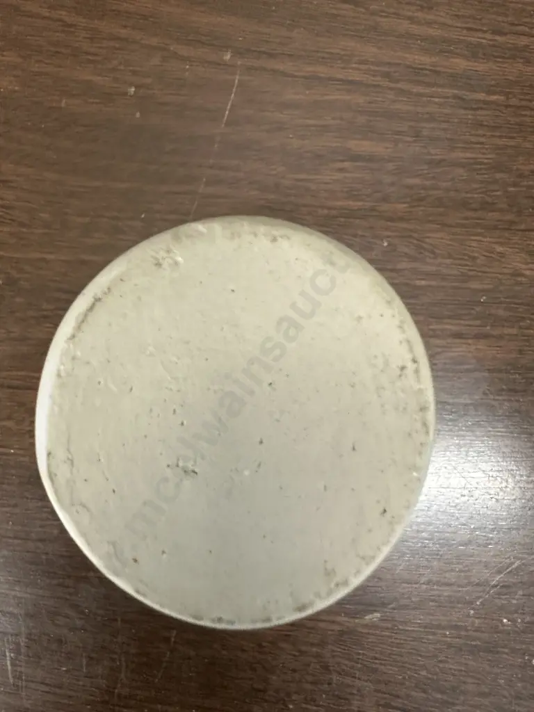 1910 Sepia Transfer Pictorial Cream Pot -Milkmaid With Cream Crock H11cm. Image 1++