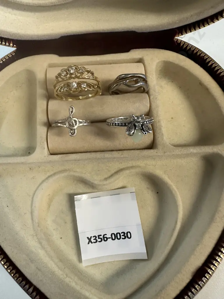 4 x Rings Including Sterling Silver Stamped 925 Image 1++
