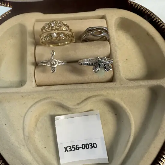 4 x Rings Including Sterling Silver Stamped 925
