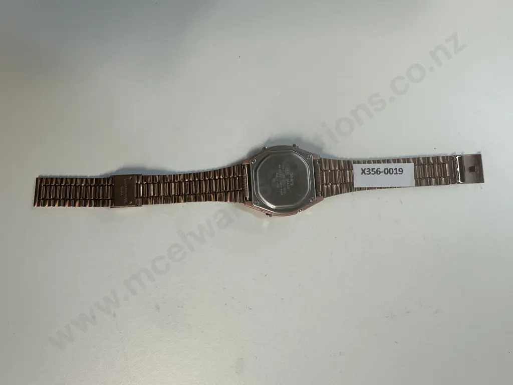 Beige Casio Digital Watch Image 1++