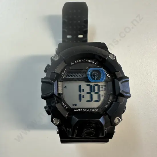 Black Digital Watch