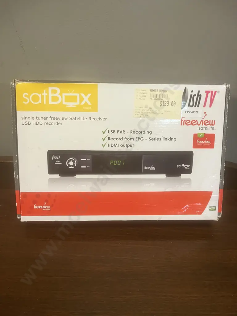 SatBox S7070r Dish TV Single Tuner Freeview Satellite Receiver USB HDD Recorder Image 1++