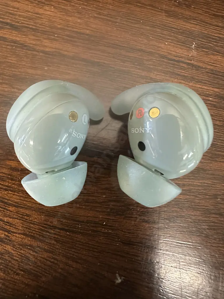 Sony Green Ear Buds Image 1++