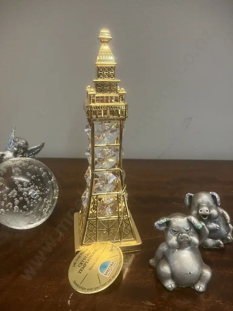 Pewter & Crystal Ornaments Image 1++