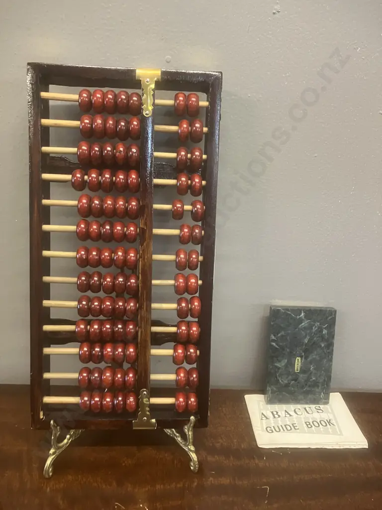 Pair of Abacus & Abacus Guide Book Image 1++