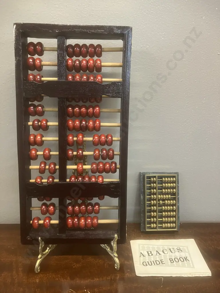 Pair of Abacus & Abacus Guide Book Image 1++