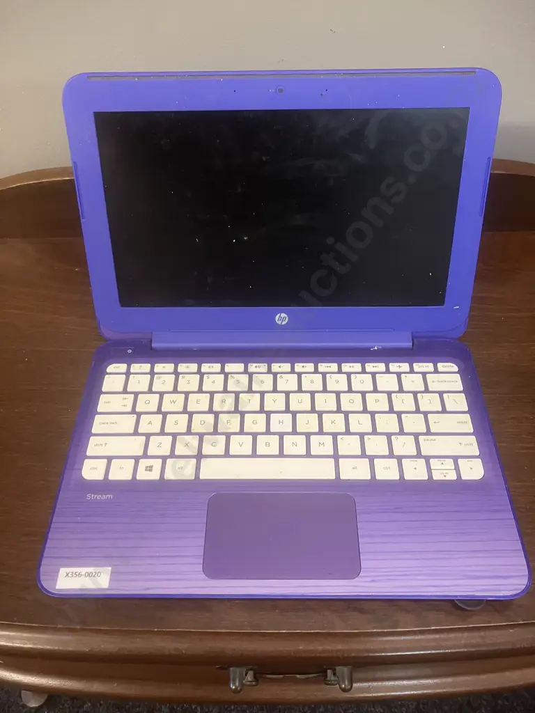 HP Stream 11 Laptop Purple, Model 11-r008TU Celeron N2840 32GB 11.6in. Serial #5CD5475GHK (No Charger Sold As-Is) Image 1++