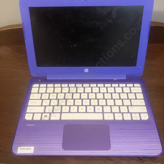 HP Stream 11 Laptop Purple, Model 11-r008TU Celeron N2840 32GB 11.6in. Serial #5CD5475GHK (No Charger Sold As-Is)