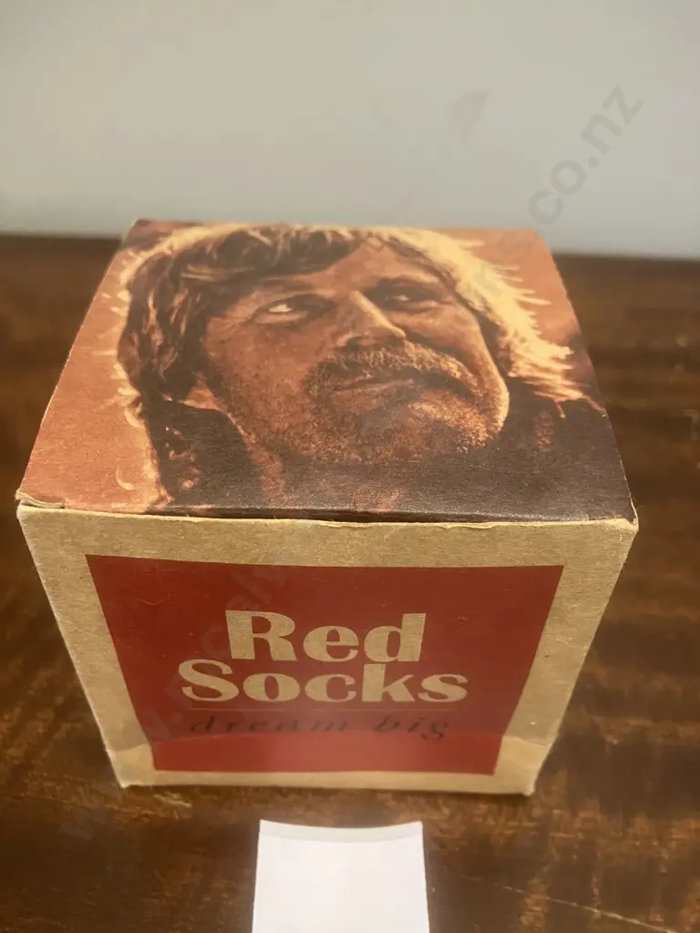 Rare Collectable Sir Peter Blake Commemorative Red Socks In Original Box - 2015 Image 1++
