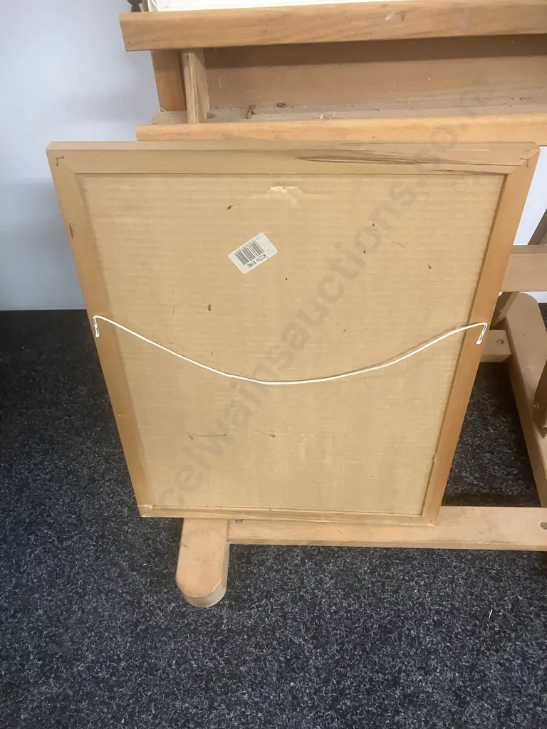 Vintage Wanganui Glass Co 'Dorothy' Wall Mirror 67 x 47cm With a 50 x 39cm Rimu Framed Wall Mirror Image 1++