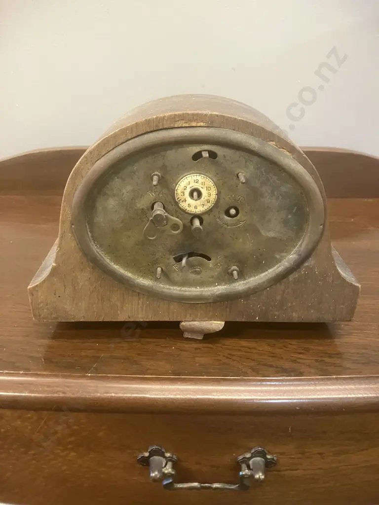 1920s / 1930s German Antique Mantle Clock by Thomas Ernst Haller AG Image 1++