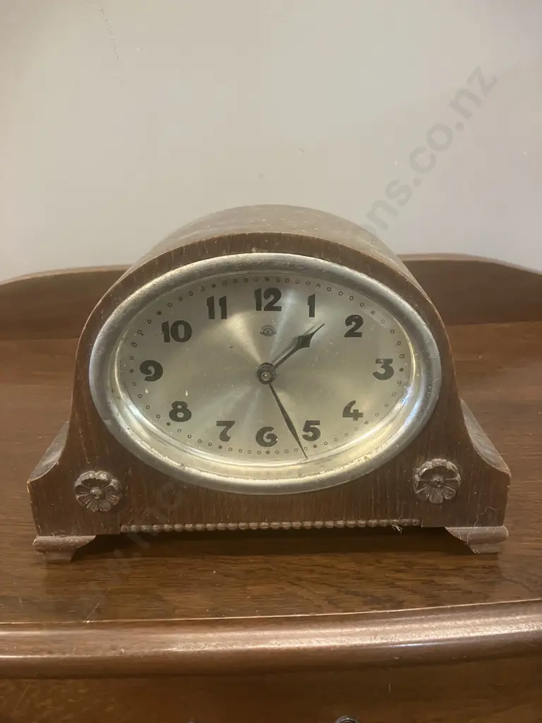 1920s / 1930s German Antique Mantle Clock by Thomas Ernst Haller AG Image 1++