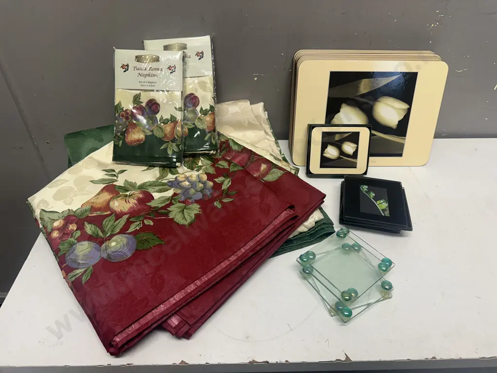 Tusca Roma Napkins, Table Cloths, Jason Placemats & Coasters Etc Image 1++