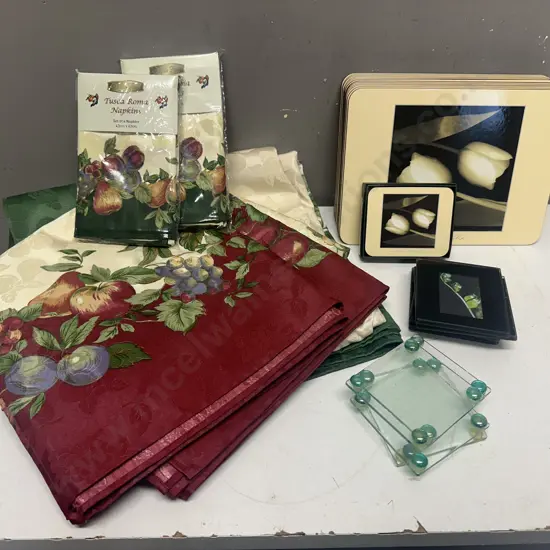 Tusca Roma Napkins, Table Cloths, Jason Placemats & Coasters Etc