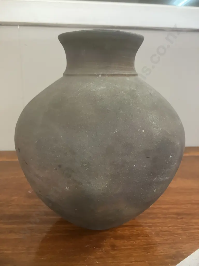 Penny Evans - Raku Studio Pottery Vase. Image 1++