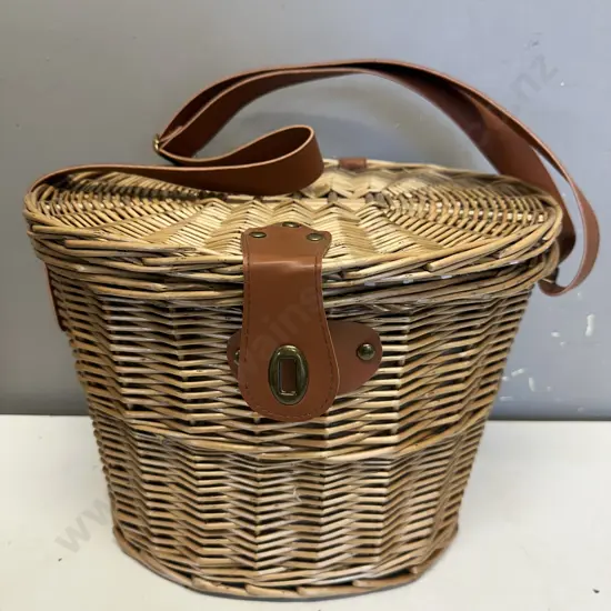New Woven Cane Hamper Set