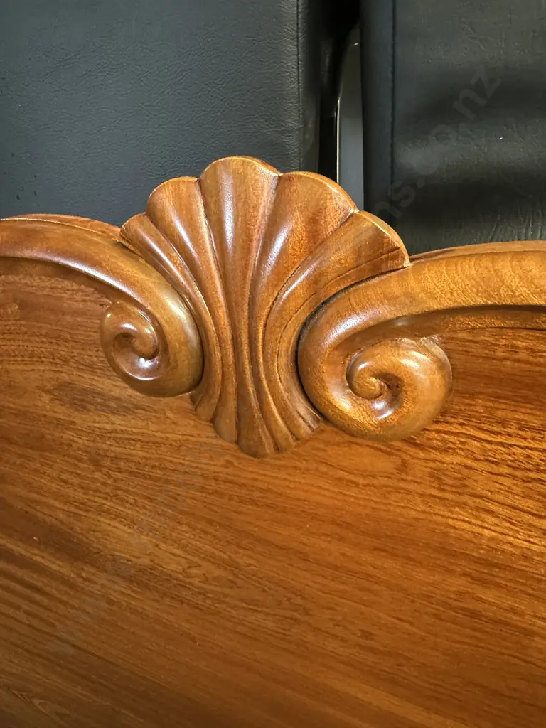 Restored Mahogany King Size Head Board H116 W195cm. Image 1++